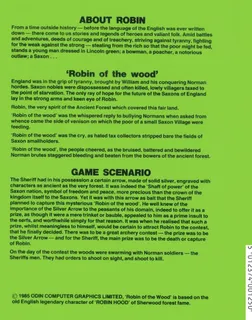 Robin of the Wood dos