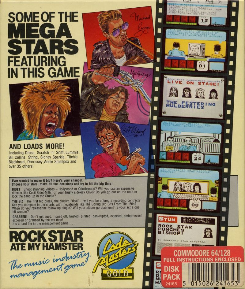 Rock Star Ate My Hamster - Dos