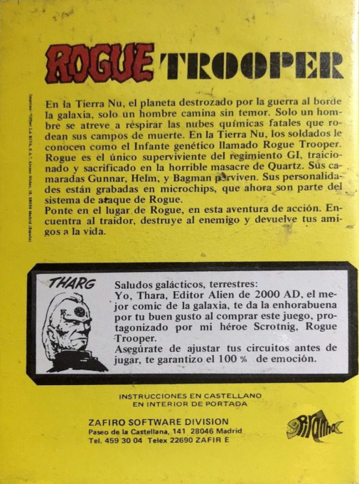 Rogue Trooper - Dos