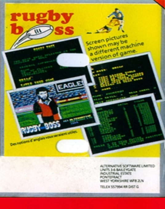 Rugby Boss - Dos
