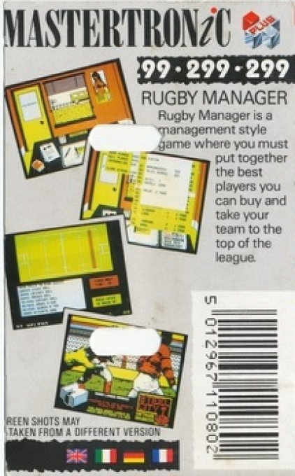 Rugby Manager - Dos