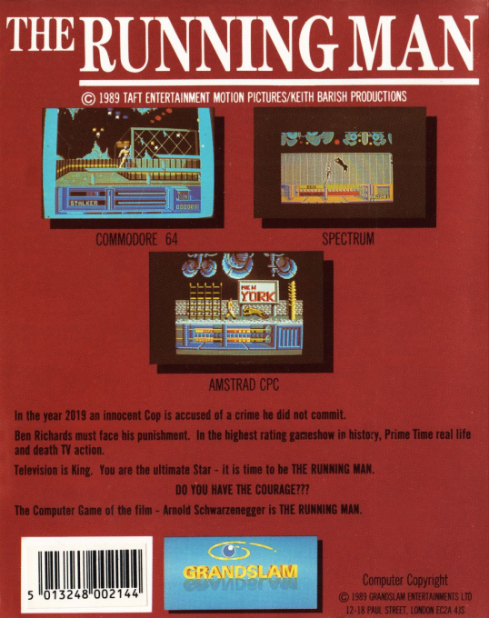 Running Man, The - Dos