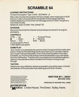 Scramble 64 dos