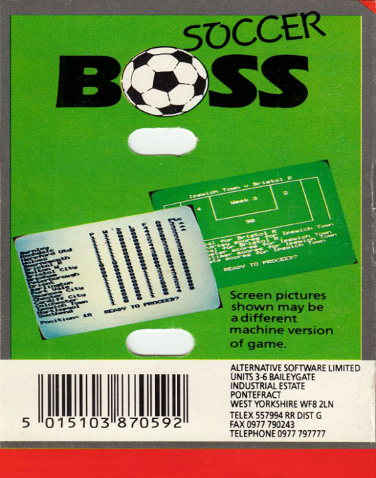 Soccer Boss - Dos