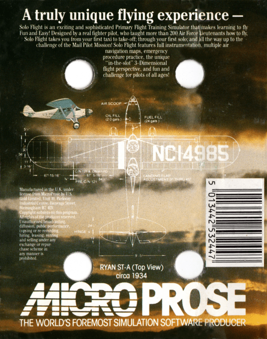 Solo Flight : 2nd Edition - Dos