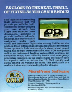 Solo Flight dos