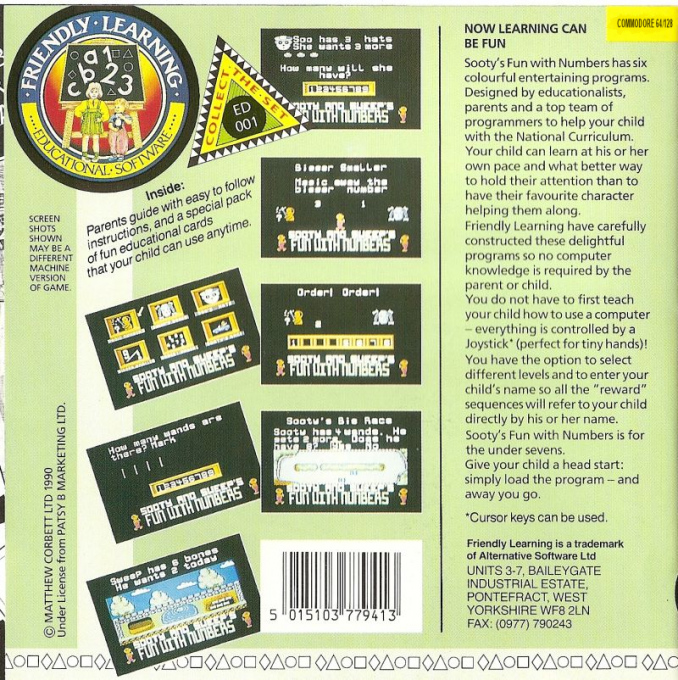 Sooty's Fun With Numbers - Dos