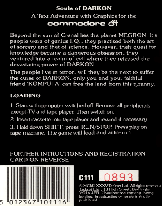 Souls Of Darkon - Dos