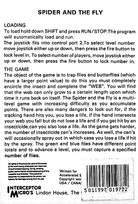 Spider and the Fly - Dos