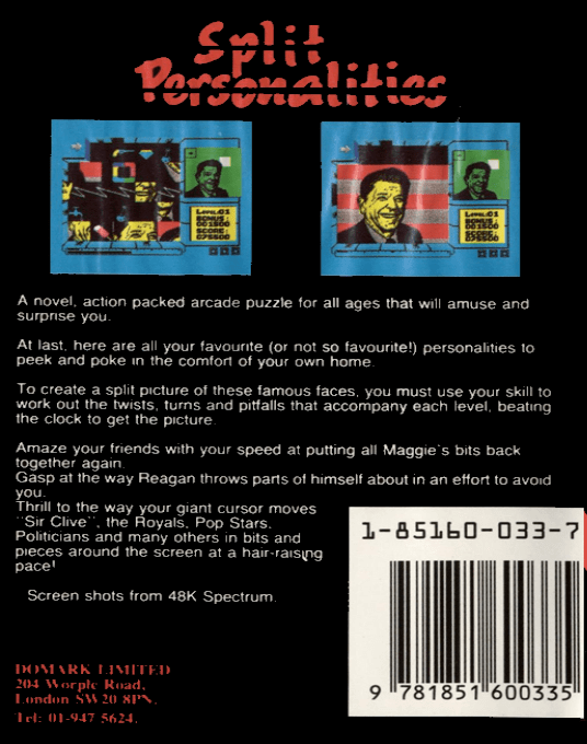 Split Personalities - Dos