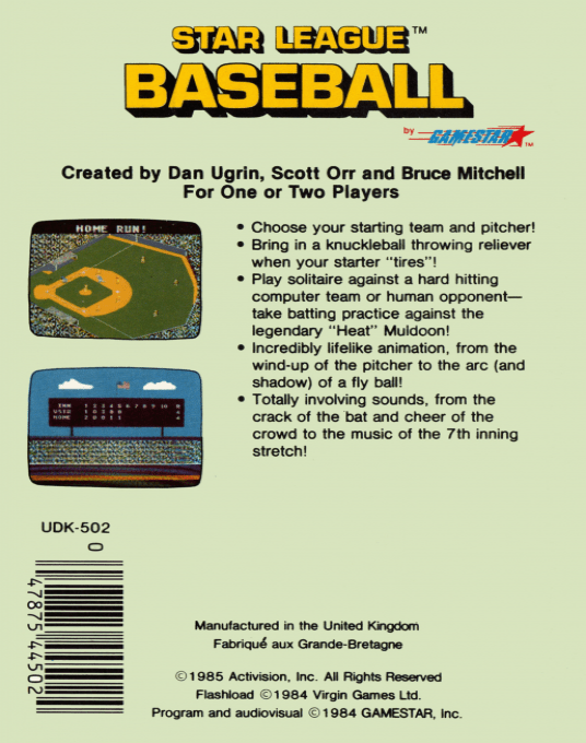 Star League Baseball - Dos