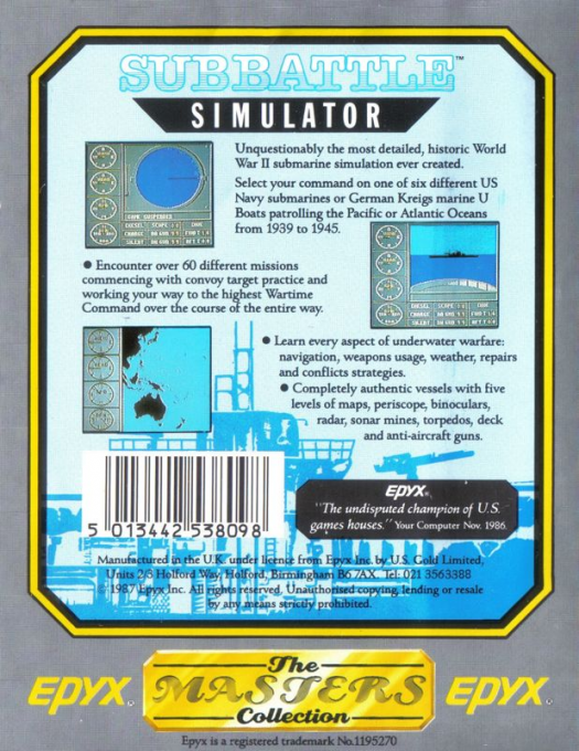 Sub Battle Simulator - Dos