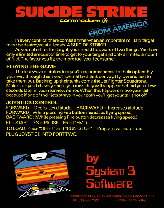 Suicide Strike - Dos