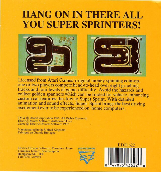 Super Sprint - Dos
