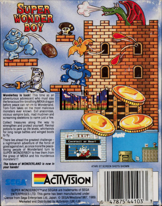 Super Wonderboy - Dos