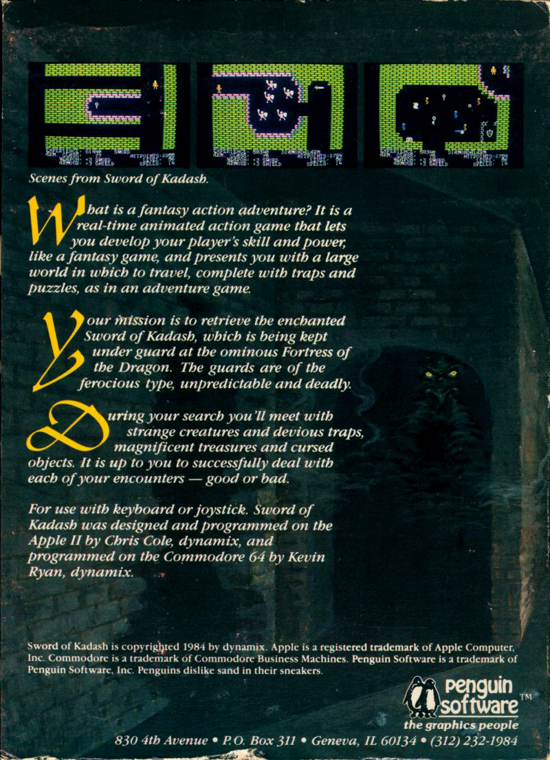 Sword of Kadash - Dos