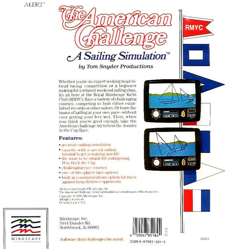 The American Challenge : A Sailing Simulation - Dos