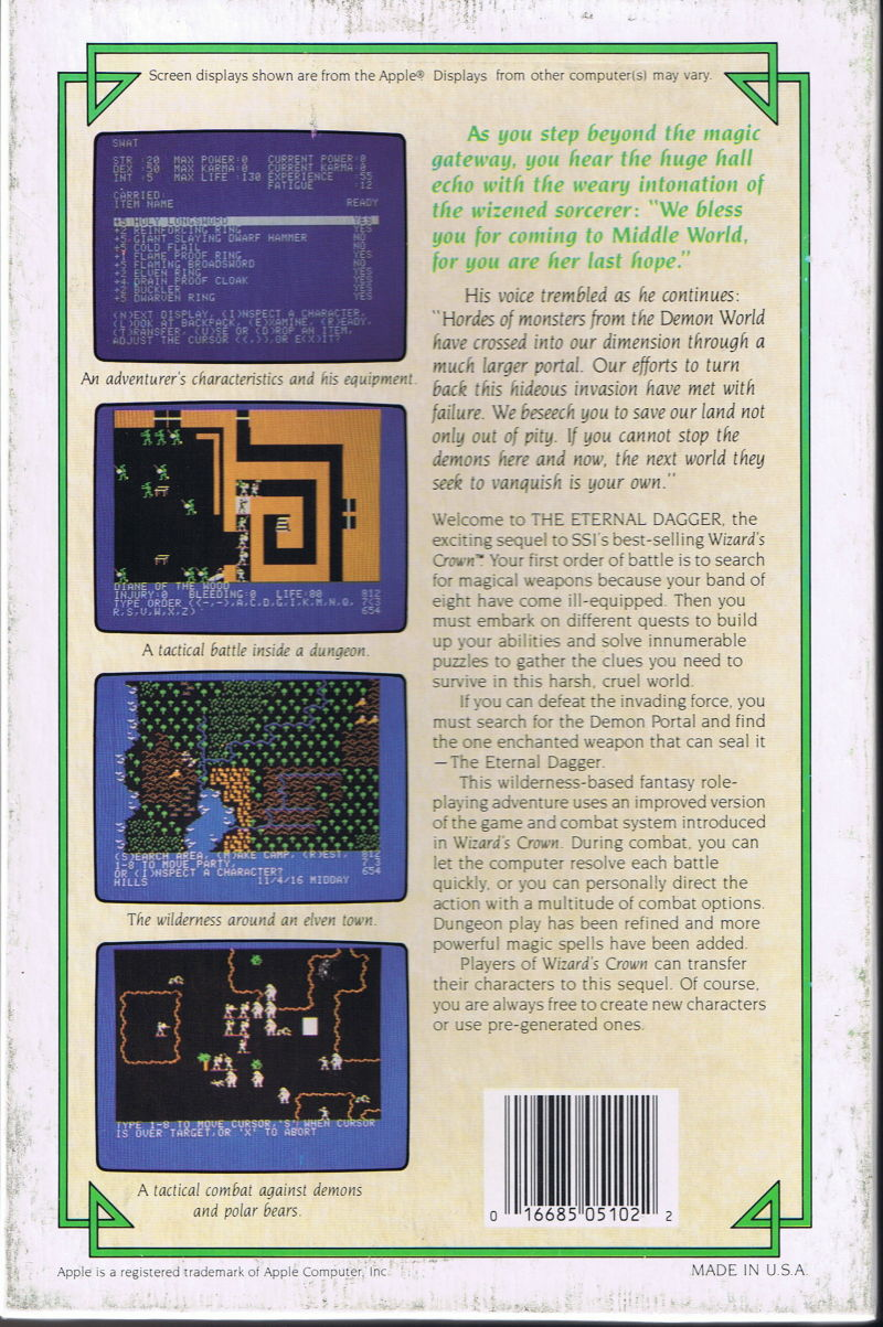 The Eternal Dagger - Dos