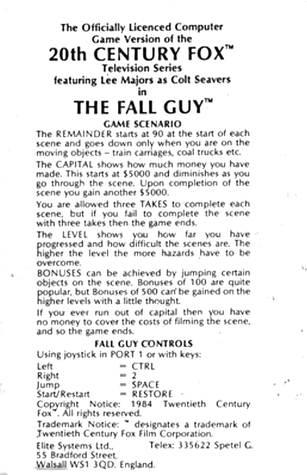 The Fall Guy - Dos