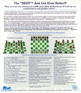 The Fidelity Chessmaster 2100 dos