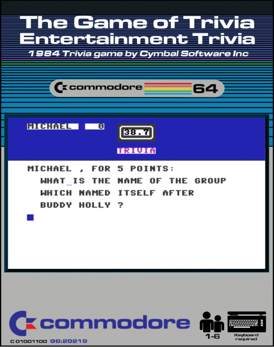 The Game Of Trivia : Entertainment Trivia