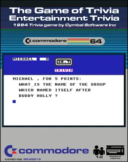 The Game Of Trivia : Entertainment Trivia