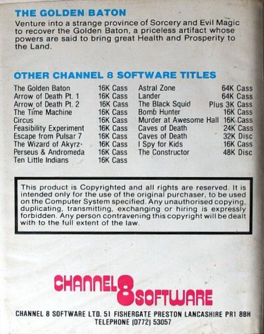 The Golden Baton - Dos