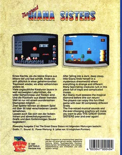 The Great Giana Sisters dos