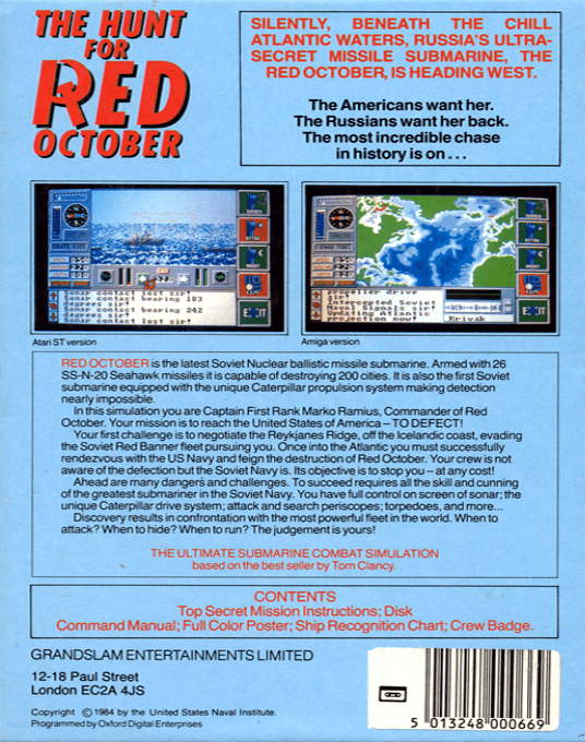 The Hunt for Red October - Dos