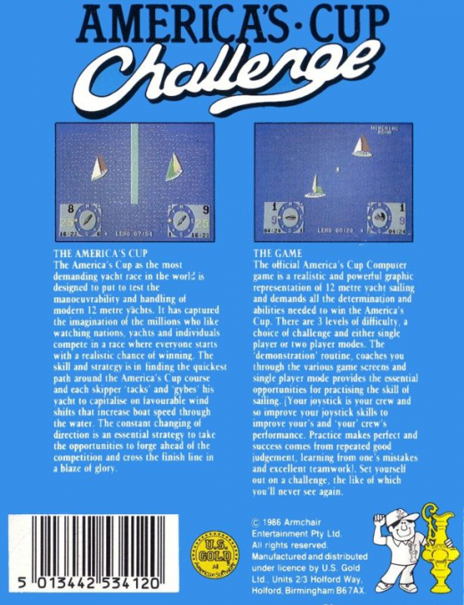 The Official America's Cup Sailing Simulation - Dos