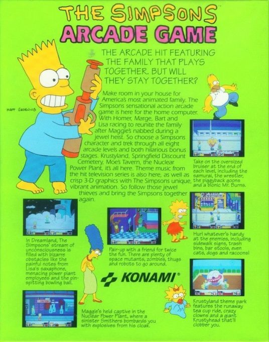 The Simpsons Arcade Game - Dos