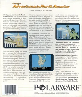 The Spy's Adventures in North America dos