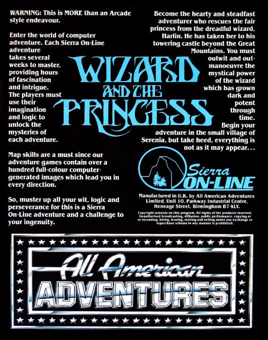 The Wizard and the Princess - Dos