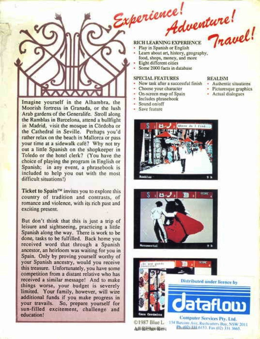 Ticket to Spain - Dos