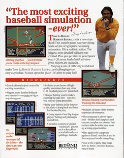 Tony La Russa's Ultimate Baseball dos