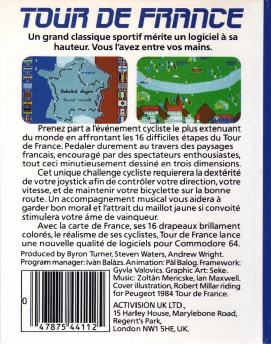 Tour de France - Dos