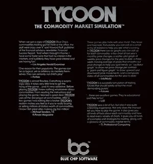 Tycoon : The Commodity Market Simulation dos