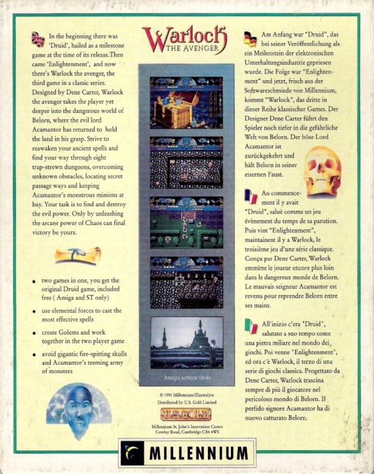 Warlock : The Avenger - Dos