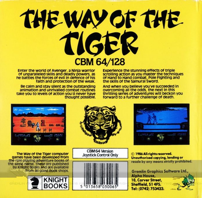 Way Of The Tiger, The - Dos