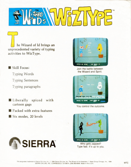 Wizard of Id's WizType - Dos