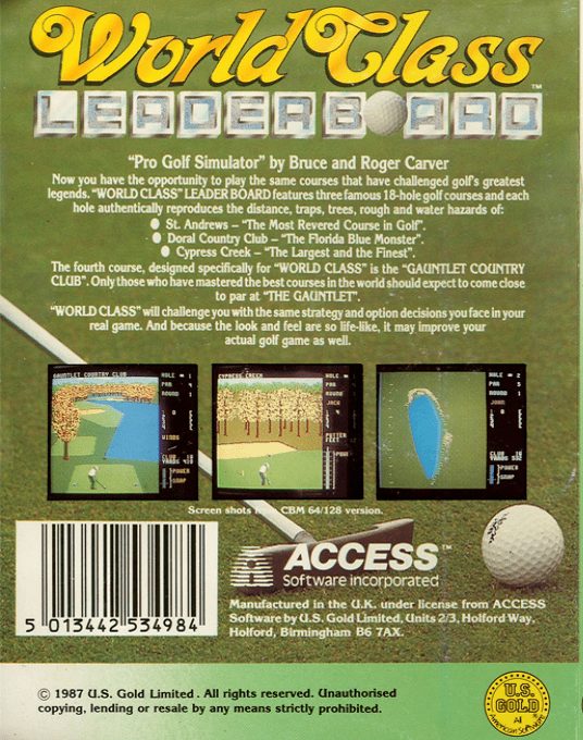 World Class Leaderboard - Dos