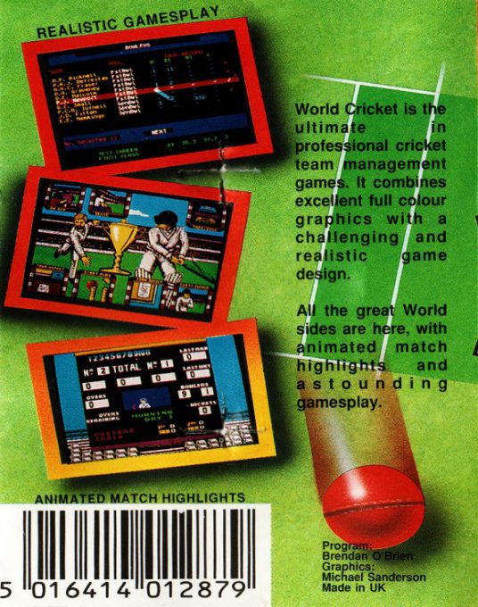 World Cricket - Dos