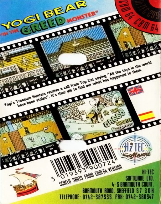 Yogi Bear And Friends In The Greed Monster - Dos