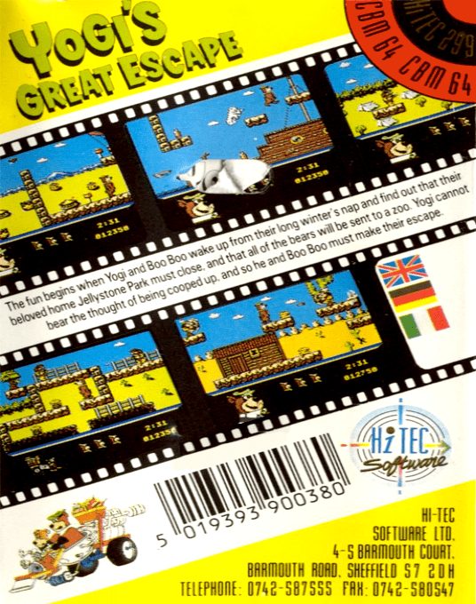 Yogi's Great Escape - Dos