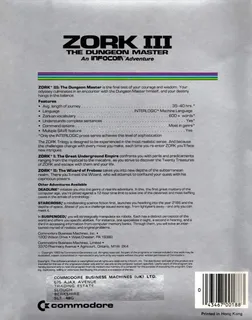 Zork III : The Dungeon Master dos