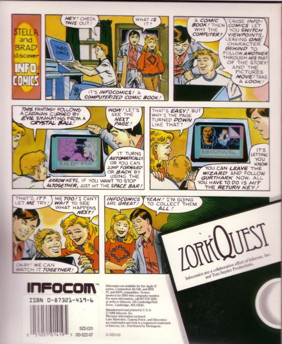 ZorkQuest : The Crystal of Doom - Dos