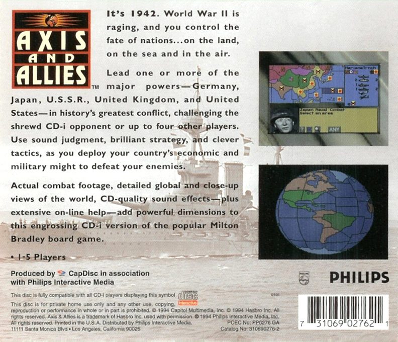 Axis And Allies dos