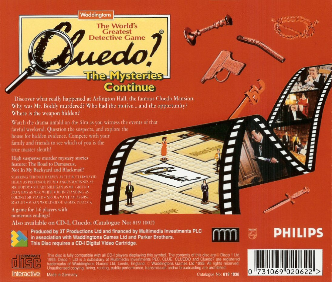 Cluedo - The Mystery Continues - Dos