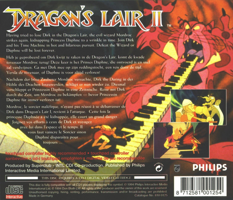 Dragon's Lair 2 - The Time Warp - Dos