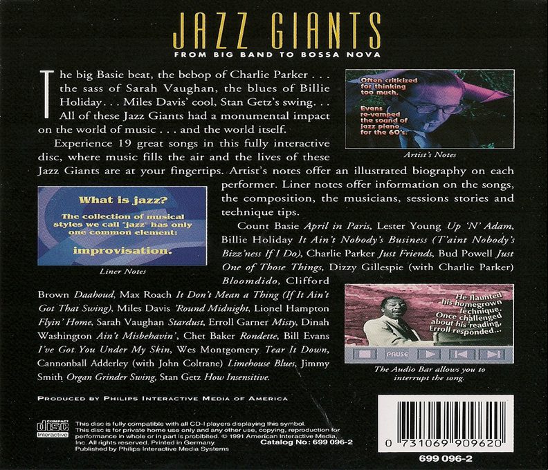 Les Géants du Jazz dos